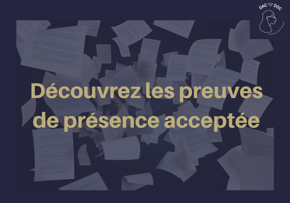 Les preuves de présence en France pour votre demande de régularisation