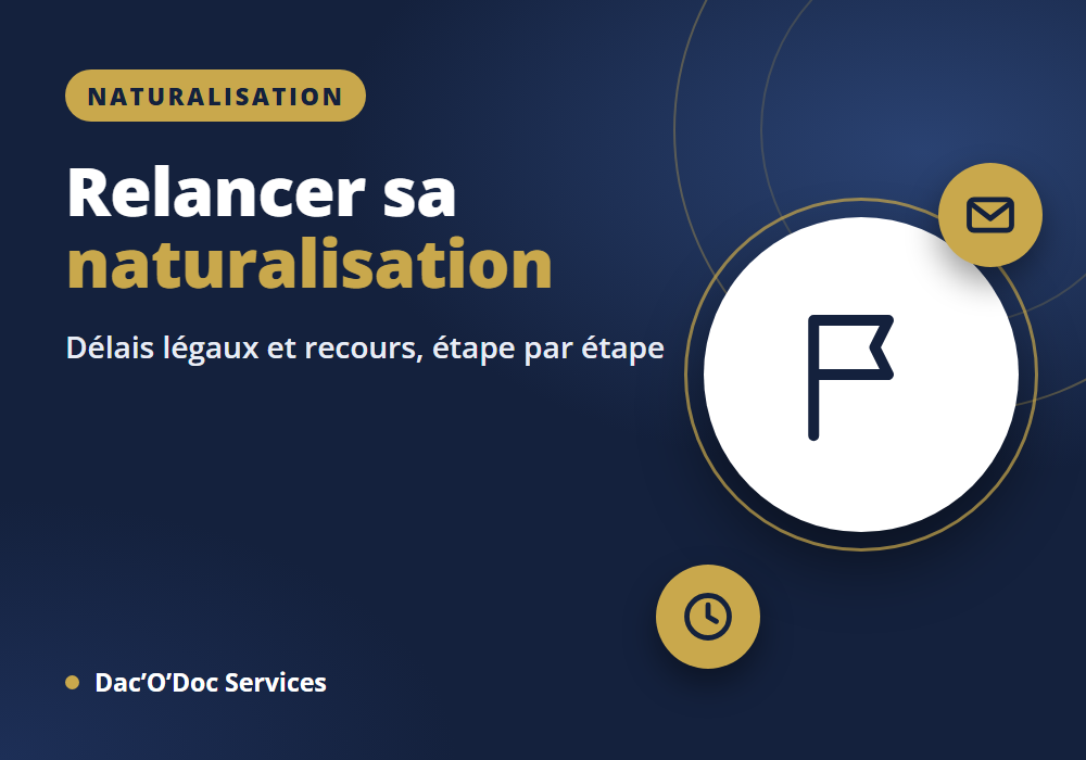 Relancer demande naturalisation : délais légaux et recours
