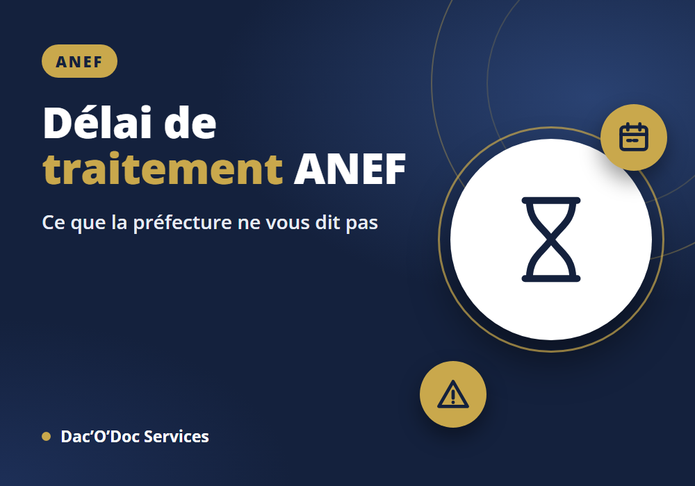 Délai traitement ANEF titre de séjour : le piège des 4 mois