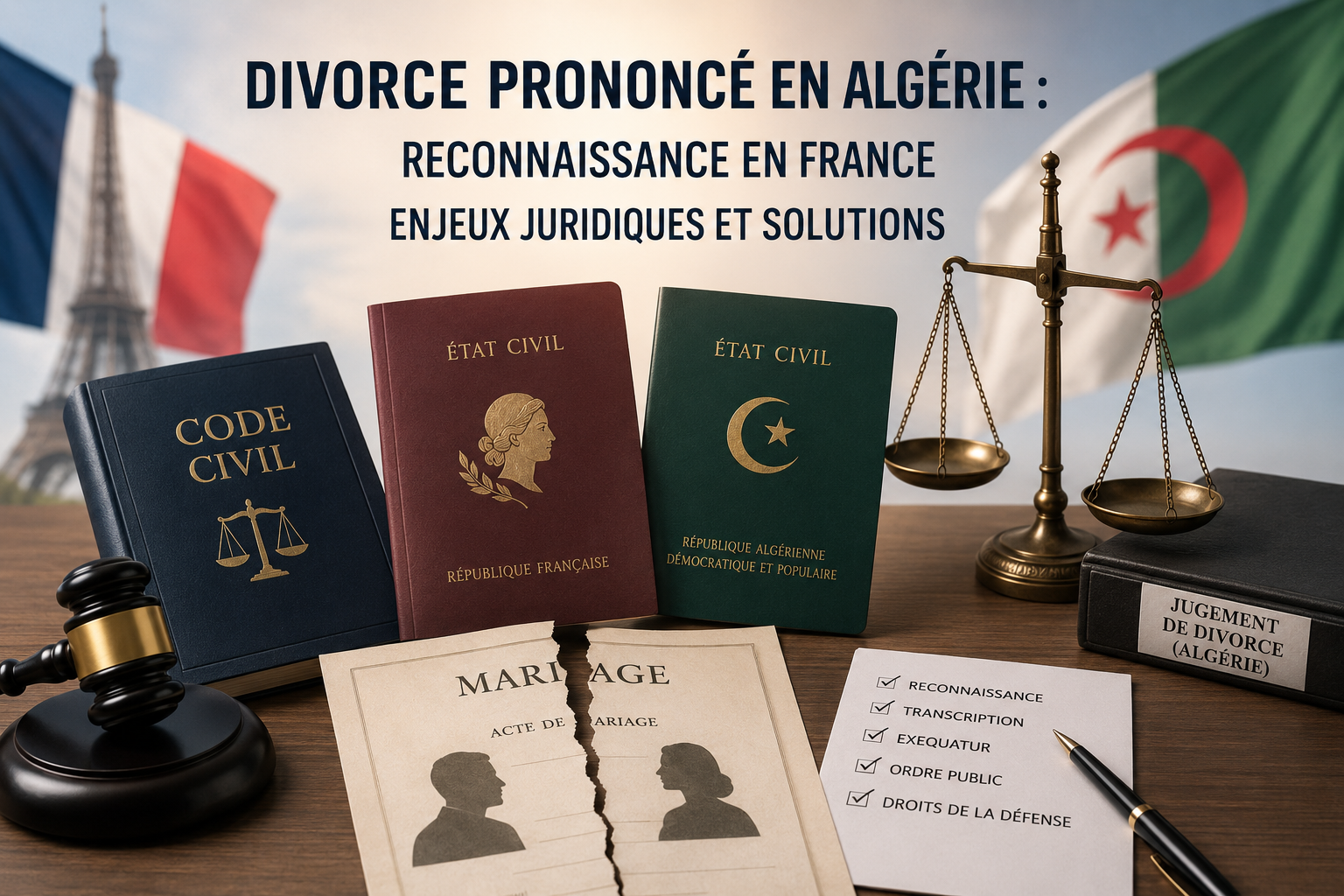 You are currently viewing Refus de transcription d’un divorce algérien en France : que faire ?